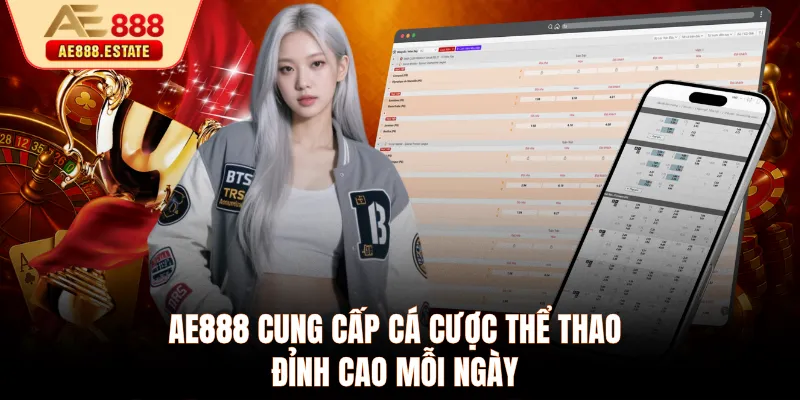 AE888 cung cấp cá cược thể thao đỉnh cao mỗi ngày